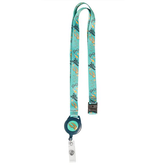 Harry Potter Snitch Lot of 2 Lanyards with Badge Reel for ID Badges green teal - Picture 7 of 8